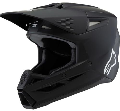 Alpinestars Kids Motocross-Helm S-M3 Schwarz Gr. L