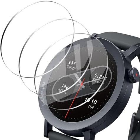 Zerrshoo Protector de Pantalla para Nothing CMF Watch Pro 2, Nothing CMF Watch Pro 2 Protector Cristal Templado 3 Piezas, Cristal Dureza 9H, Anti-Arañazos HD Claro Vidrio Templado
