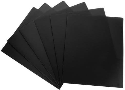 SHOWERORO 6stücke Dokumentenordner Aus Mit Zwei Taschen Für Schule Und Büro Pp-taschenordner Für Aufbewahrung Und Präsentation