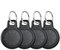 Air Tracker Tags 4 Pack, Item Locator Compatible With Apple (IOS Only) Replaceable Battery, Item Finder For Keys,Luggage,Suitcase etc, IP67 Waterproof Smart Tracker Air Tag-4 PCS with Holder Keychain