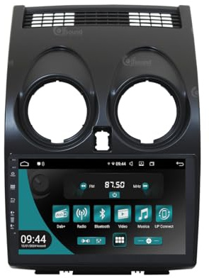 Autoradio für Für Nissan Qashqai (2008-2013) Mit Radio Der Basic-Serie Android GPS Bluetooth WiFi USB DAB+ Touchscreen 9 8core Carplay AndroidAuto