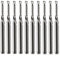 EU_HOZLY 3.175 mm Single Light Composite Milling Cutter CNC Milling Up & Down Cut Spiral Router Bit, 3.175 mm Shank, 2 mm Cutting Length, 12 mm Total Length CNC Milling Cutter Bit Wood, Pack of 10