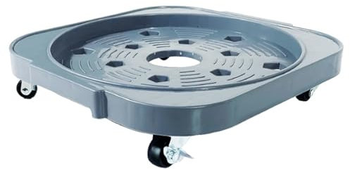 Vassoio Per Serbatoio Di Gas Vassoio mobile for vaso da fiori quadrato con supporto mobile Lant con rulli Ruote girevoli universali Vaso da fiori in plastica Scaffale in vaso for carichi pesanti