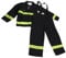 Tissting Flammhemmende Schutzkleidung, Brandschutz Overalls mit reflektierenden Streifen, 100% Baumwolle, Größenauswahl für Feuerwehrleute und Industriearbeiter in extremen Umgebun (M)
