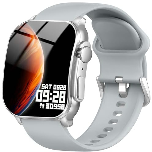 Smart Watch for Men Women Answer/Make Call, 2.01 AMOLED Curved Fitness Watch with Heart Rate/Sleep/Stress Monitor, 2026 New Smartwatch with 110+ Sport Modes, IP68 Activity Tracker for Android iOS