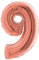 Grabo 033GR-P Superloon Nummer 3 Einzelpack, Länge 101,6 cm, Farbe Grün, Einheitsgröße (Rosegold, 9)