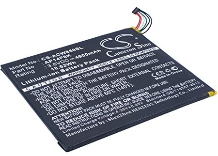 Akku für Tablet Acer Iconia Tab 8, 3,8V, Li-Polymer