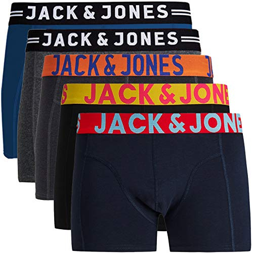 JACK & JONES Trunks 5er Pack Boxershorts Boxer Short Unterhose Mehrpack