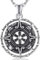 Kompass Halskette für Frauen 925 Sterling Silber Kompass Anhänger Kette Abschluss Freundschaft Inspirierende Geschenk Kompass Schmuck für Damen Freundin Mädche
