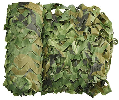 Wilxaw Red de Camuflaje Sombra, 3 X 6 M Caza Militar Decorar Malla de Camuflaje, Camouflage Net Toldos para Balcón Sol, Decoración De La Fiesta del Tema, Cubiertas del Coche