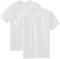 Comfort Colors Men's Heavyweight Short Sleeve Tee, Style G1717/G1745 T-Shirt, White (2-Pack), XL (Pack of 2)