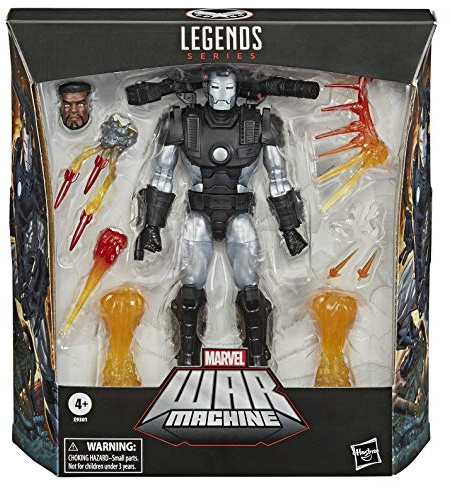 Marvel Hasbro Legends Series 6-inch Collectible Action Figure Deluxe War Machine Toy, Premium Design and 8 Accessories