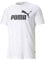 Puma Ess Logo Tee Camiseta de Deporte, White, L Hombre