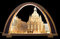 Tietze Schwibbogen New LINE Dresdner Frauenkirche - 53x31 cm