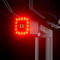 Wind&Moon Luz Trasera de Bicicleta Inteligente Recargable por USB con Sensore Freno, 6 Modalità di Illuminazione, IPX4 Impermeabile, Spia di Sicurezza Adatta Fanale Posteriore per Bicicletta