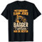 Lustige Baustellen Bauarbeiter Sprüche Baggerfahrer Studieren Kann Jeder Die Elite Fährt Bagger Schwarz S T-Shirt