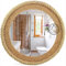Lotus International Miroir rond en corde de jute - 45,7 cm