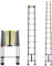 Multibao 13.5FT 4.1M Telescopic Ladder Aluminium Loft Telescoping Ladders Collapsible Extendable Multi Pursose DIY Tools Portable Max Load 150kg(330lb) 14 Rungs