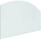 vidaXL Plaque de Verre pour Cheminée Revêtement de Sol Plancher Plaque de Base de Foyer Pare-feu Protection Contre Etincelles 100x60 cm