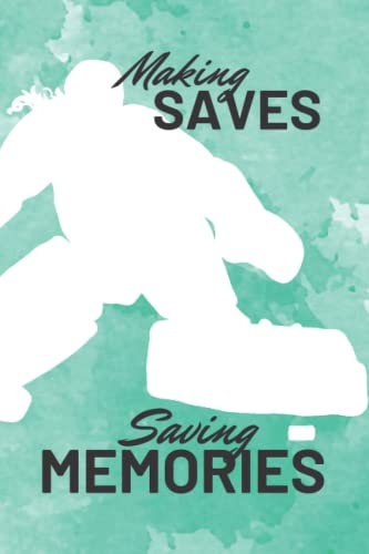 Ice Hockey Goalie Journal for Girls: A 6x9 inch journal with 130 pages to record goalie-specific and team highlights, practices, games, goals, and season memories.