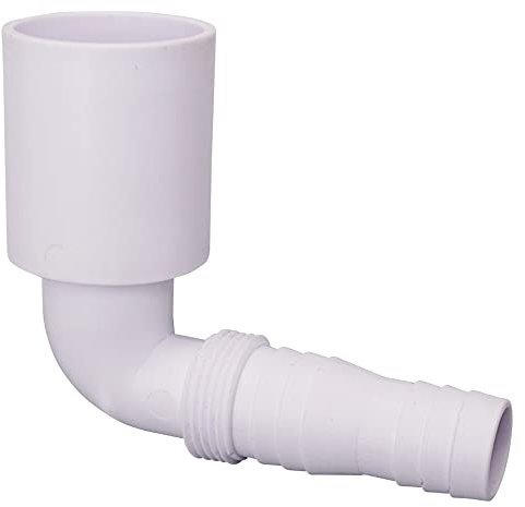 SKIR'CO Waschmaschinen-Auffangdüse 40x20-23mm Geschirrspüler Falldüse 90 Grad Auslaufschlauchverbinder