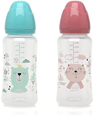BigBuy Kids- Biberon, Multicolore, S1128144