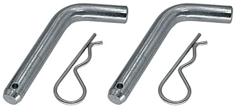 CRAKES 2 x Bolzen und Clip für Anhängerkupplung, , 5/8 Durchmesser für Kugelhalterung für Empfängerkupplung, 2 Durchmesser