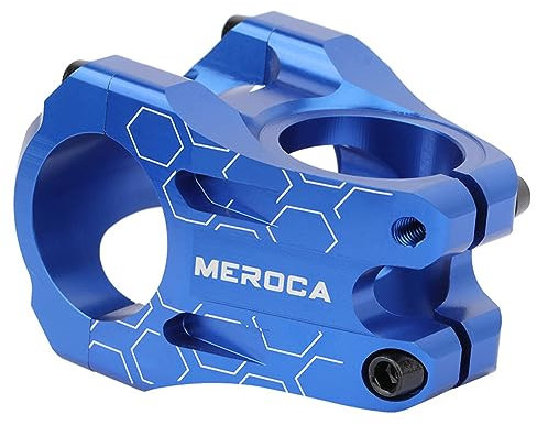 Fahrradvorbau Vorbau Mountainbike Vorbau Kurzer Lenker Vorbau für die meisten Fahrrad BMX Rennrad blau