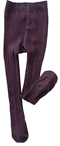 Kayferli Thermoleggings Bambina Pantaloni sportivi Ragazza Leggings Collant Collant Elasticizzati Base Collant Lunghezza per Primavera Autunno Calza Termica Leggings Ragazze, Z-A-Lilla, 6-12 Mesi