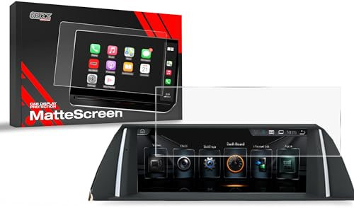 GRIZZ GLASS Navigation Schutzfolie für BMW 5 F10 10,25 (2010-2017) GPS Matte Displayschutzfolie Navi Folie Anti-Fingerprint