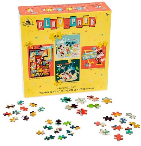 Disney Play in The Park 4er-Pack Puzzle-Set