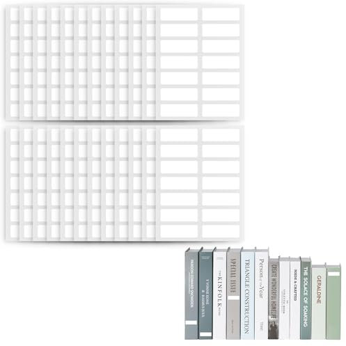 24 Blatt Etiketten Selbstklebend, Namensaufkleber Aufkleber, Universal Klebeetiketten Adressetiketten Haushaltsetiketten Tiefkühletiketten für Flaschen, Aktenordner, Glasboxen, Schule, Büro, Küche
