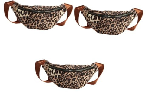 PACKOVE 3er-Packung Schultertasche Gürteltasche Bauchtasche Kette Tasche Plüsch- Umhängetasche Modische Tasche