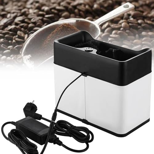 SACLMD Machine de Nettoyage Automatique du Marc de café,Nettoyeur de Porte-Filtre à café électrique,Nettoyeur de Porte-Filtre électrique Commercial,220V