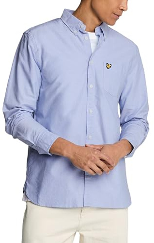 Lyle & Scott Oxford Hemd Herren – 100% Baumwolle | Button Down Kragen und Oxford Webart | XS-XXL