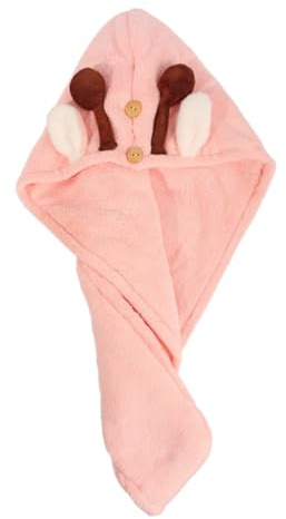 Baluue 1stück Fleece Haartrocknungstuch Für Doppel-layer Superabsorbierendes Badetuch Für Schnelles Trocknen Von Haaren Für Fitnessstudio Und Tägliche Anwendung