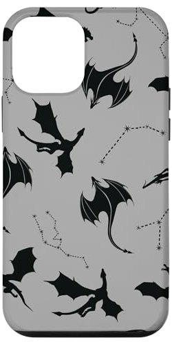 Black Dragon Celestial Stars Mystische dunkle Ästhetik Hülle für iPhone 12 mini