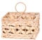 Water Hyacinth Utensil Holder Cutlery Basket with Carrying Handle Three Compartment Cutlery Organiser Condiment Holder Kitchen Worktop Dining Table Caddy Storage