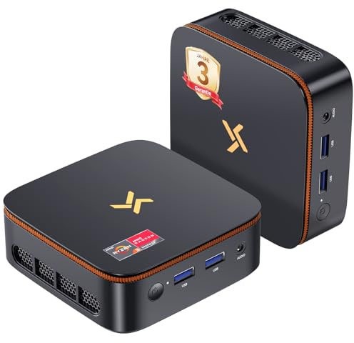 Huidun 2026 H50 Mini PC Win 11 Pro, AMD Ryzen 3300U, 8GB RAM 256GB SSD, Doppio 4K@60Hz HDMI+DP, WiFi 5/BT 4.2, Mini Desktop Computer per Casa, Ufficio e Salotto,Garanzia di 3 anni