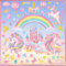 decalmile Fensteraufkleber Regenbogen Einhorn Fenster Abziehbilder Prinzessin Schloss Blumen Schmetterlinge Anti-Kollision Fenstersticker Mädchen Kinderzimmer Glas Fensterdeko Aufkleber