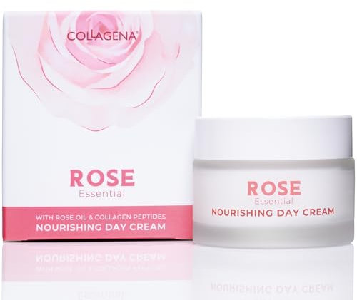 Collagena Rose Essential Hydro Glow Serum – Sofortiger Erfrischungseffekt mit Rosenöl und Kollagenpeptiden (Tagescreme, 50 ml (1er Pack))