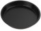 Giwnhvx 1 PCS Round Pizza Mould Plate Pizza Pan Carbon Steel Deep Tray Non-Stick Mold Baking Mould Tray 7In Black