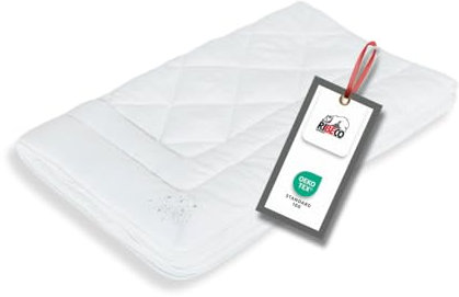 RIBECO Germany Mikrofaserdecke Jan 135x200 cm – Wärmeklasse leicht – Gesteppte Bettdecke mit praktischer Polyesterfüllung, allergikerfreundlich