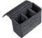 S-ZONE Sac de Caméra Résistant à l'eau Antichoc Pratique Pliable Rembourré DSLR SLR TLR Protection de l'appareil Photo Housse de Protection Étuis d'objectif pour Camera (Gris)