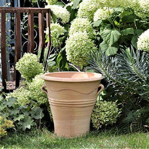 Palatina Cache-pot en céramique - 35 cm - Résistant à l'hiver - Pour jardin, extérieur, balcon, Salvia