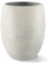 Luca Lifestyle Pflanzkübel ''Grigio Tall Balloon'' Creme Weiß Rund Fiberglas *5 Jahre Garantie* - 40x40x50 cm - Premium Qualität - F451