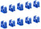 Sinmova 10PCS 50mm U Type Colliers de Tuyau Conduit Raccords Bleu