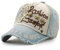 Tioamy Baseball Kappe Basecap Unisex einstellbare Retro Baseball Hut Freizeit Cap modischste Cotton Cap Schreiben Outdoor Hut für Männer und Frauen