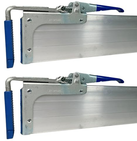 2x Klemmbalken Zwischenwandverschluss für PKW Anhänger 1,80-2,10 m, 400 daN, Aluminium