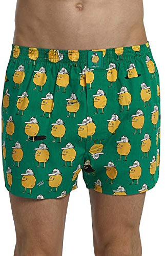 Lousy Livin Underwear Herren Boxershorts Zitrone Black